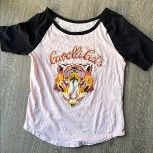 Roberto Cavalli Tiger Print Tee, XS